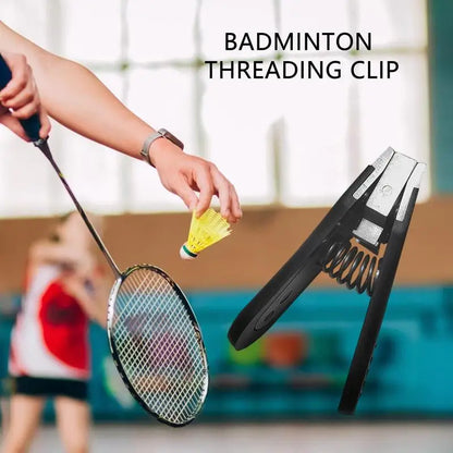 Starting Clamp Tennis Sports Starting Clamp Portable Alloy Tennis Ball Manual Starting Tools For Repairing Badminton Rackets