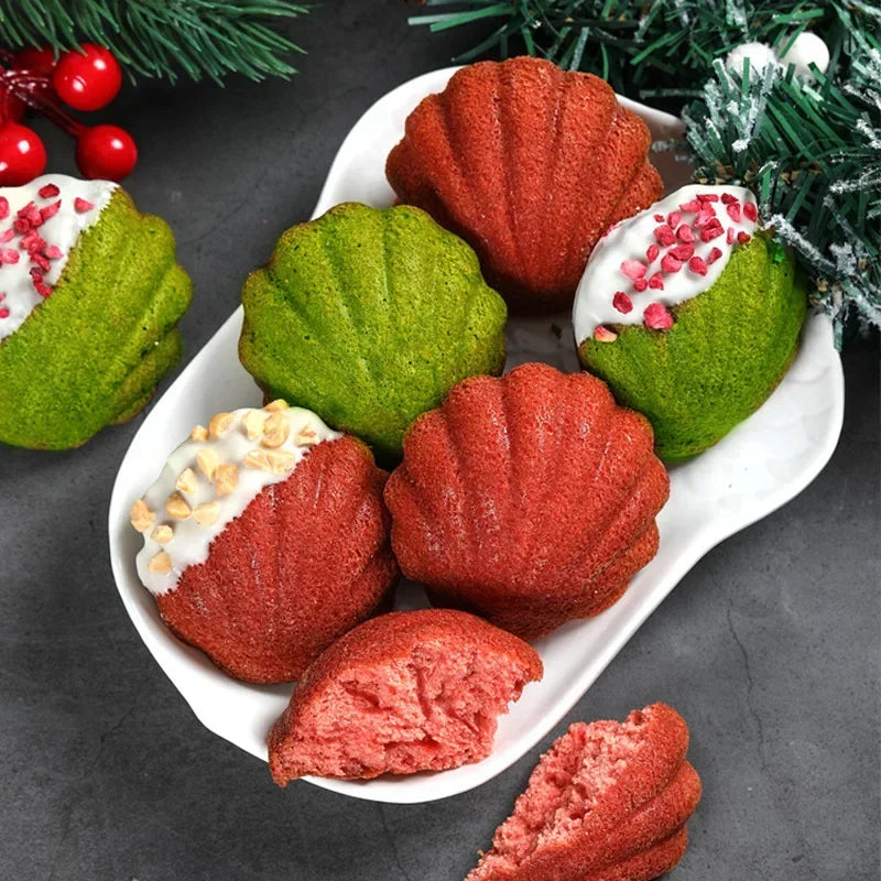 Shell Shape Baking Mold Nonstick Biscuit Madeleine Tray Pan Carbon Steel Chocolate Cookie Cake Mould Bakeware For Kitchen