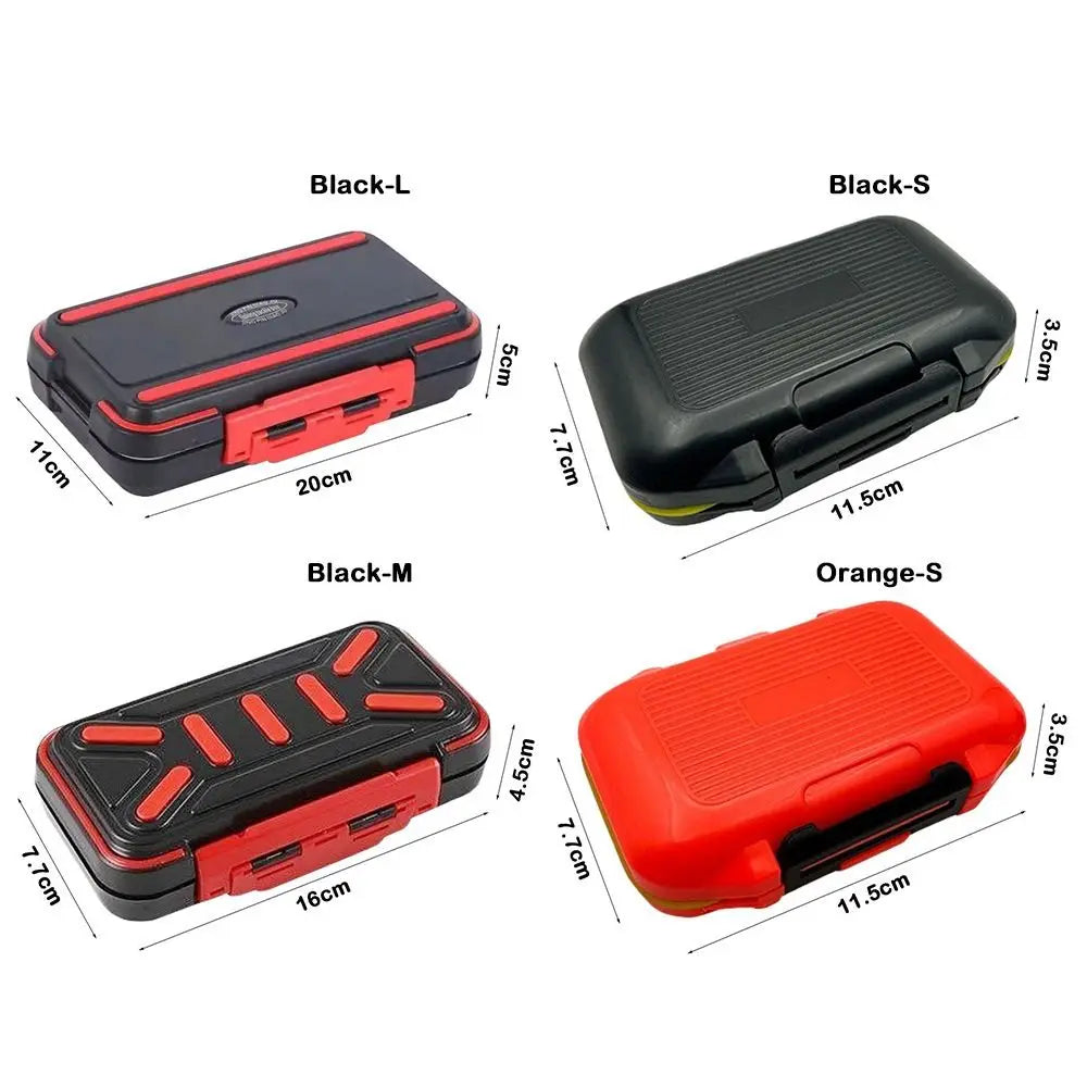 Space Separation Hook Bait Storage Box Multi region Waterproof Fishing Tackle Boxes Case Multifunction Fishing Tools Fishing