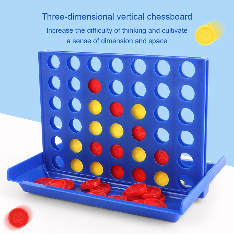 Foldable Connect 4 In A Board Game Family Board Game Toys Children Entertainment Board Games Chess Family Toy