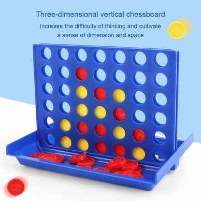 Foldable Connect 4 In A Board Game Family Board Game Toys Children Entertainment Board Games Chess Family Toy