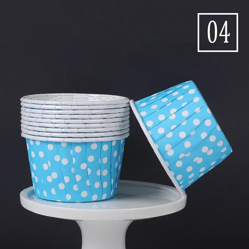50pcs Large Size Paper for Cupcakes Muffin Cupcake Paper Cups Baking Cupcakes Paper or Wedding Party Oilproof Cake Wrapper