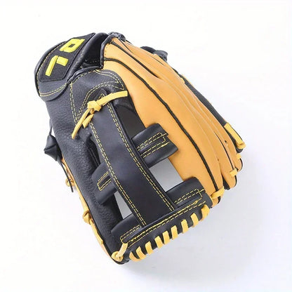 1pc Baseball and Softball Mitt Double-layer Cowhide Baseball Gloves Throwing and Receiving Gloves Teenagers and Adults