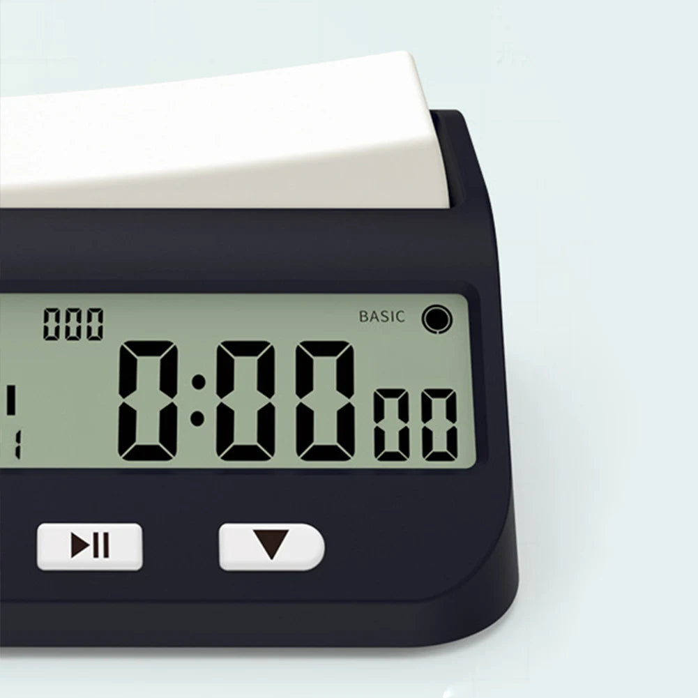 Digital Chess Timer with Basic Bonus Delay and Positive Time Features Game Timer for Chess Game I-GO and Chinese Chess