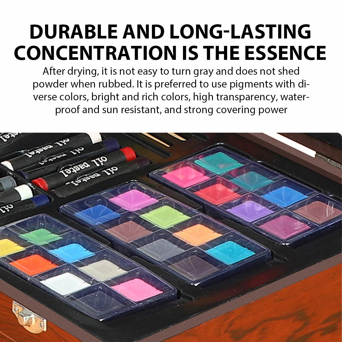 140pcs/Set Painting Drawing Art Set Paint Brushes Markers Watercolor Colour Pen Watercolor Pencils Art Supplies Kids Gift