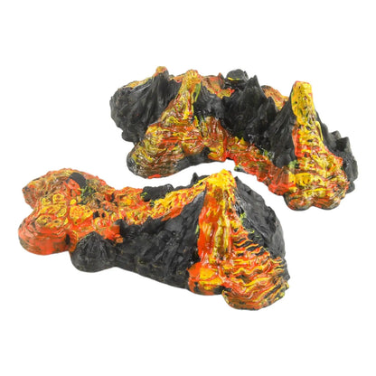 Simulation Volcano Model Fun science Accessories Homeschool Realistic Mini Volcano Dinosaur Playset for Children Boys