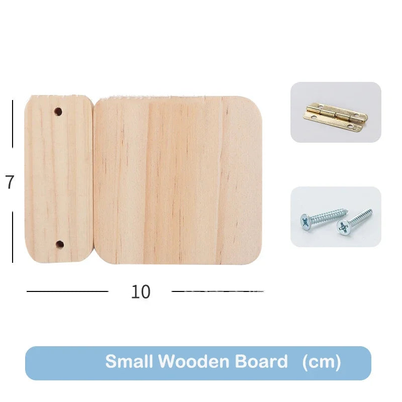 Busy Board Montessori DIY Wooden Accessories Early Education Toys Learning And Education Exercise Hand-On Ability Children's Toy