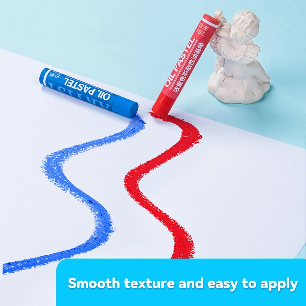 Artist Soft Oil Pastel Set 12/25/38/50 Colors Professional Painting Drawing Graffiti Art Crayons Washable Round Non Toxic Sticks