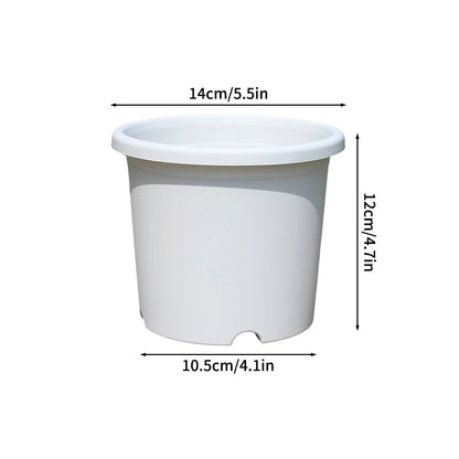 1PC Plastic Flowerpot Thickened Plant Pot for Flowers Shrubs Succulents Breathable Root Control Flower Pot Garden Decorations
