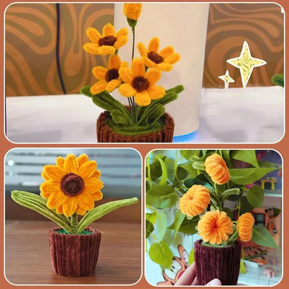 100pcs Colorful Chenille Stems Pipe Cleaners Kids Educational Toys Handmade Plush Tinsel Twist Sticks For DIY Craft Supplies