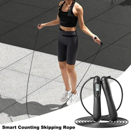 Jump Rope Smart Digital Counting Skipping Rope Gym Accessories Adjustable Home Gym Accessories Men Jump Rope For Chinese New