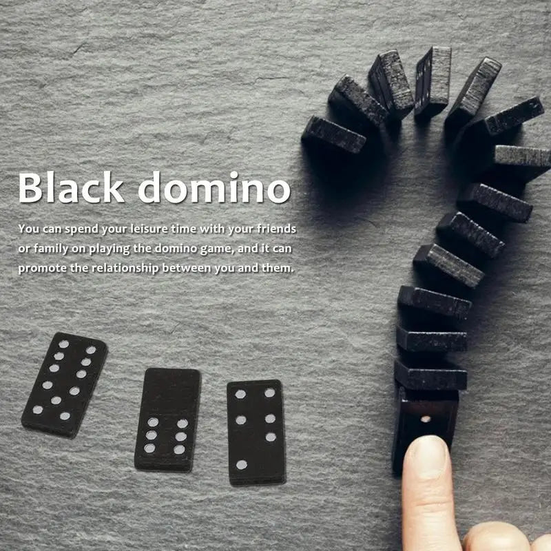 28pcs Wooden Domino Board Game Teaching Aids Table Game Domino Toys Kid Children Educational Toys For Children Gifts Dominoes