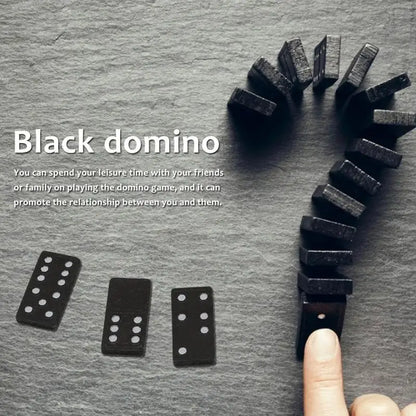 28pcs Wooden Domino Board Game Teaching Aids Table Game Domino Toys Kid Children Educational Toys For Children Gifts Dominoes