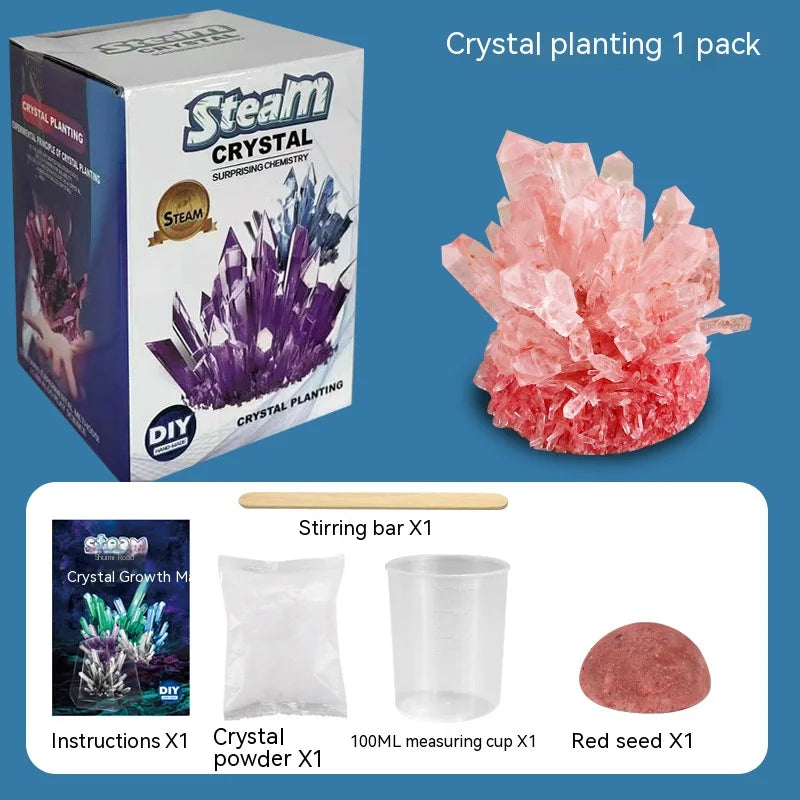 Technology Toy Crystal Planting DIY Scientific Experiment Set Fun Parent-child Communication Chemical Crystallization Principles