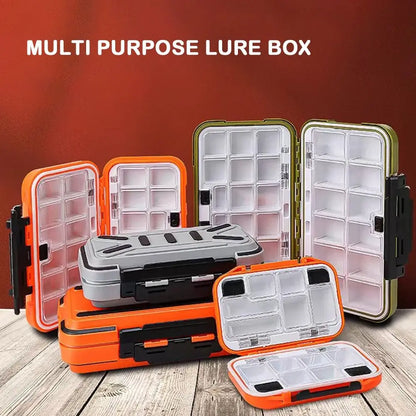 Space Separation Hook Bait Storage Box Multi region Waterproof Fishing Tackle Boxes Case Multifunction Fishing Tools Fishing