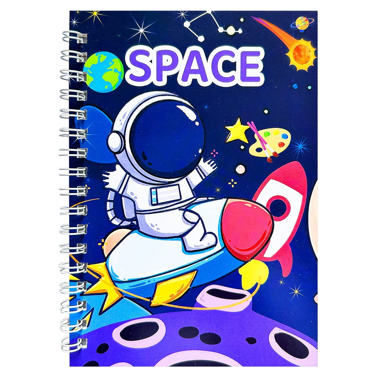 "8 Major Theme Creative Coloring Book Set: Children's Painting Book with Ocean Theme Comes with a painting color card.