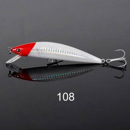 Noeby 120mm 44g Heavy Sinking Minnow Fishing Lure Long Casting Wobbler Artificial Hard Bait for Sea Bass Saltwater Fishing Lure