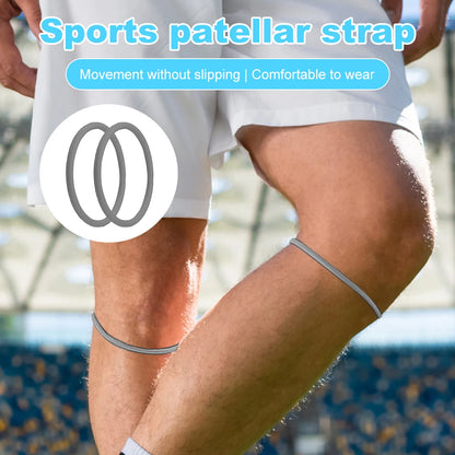 2Pcs Patella Strap Knee Brace Support Patella Stabilizer Knee Strap Support for Jumpers Soccer Tennis Exercise Basketball Sports