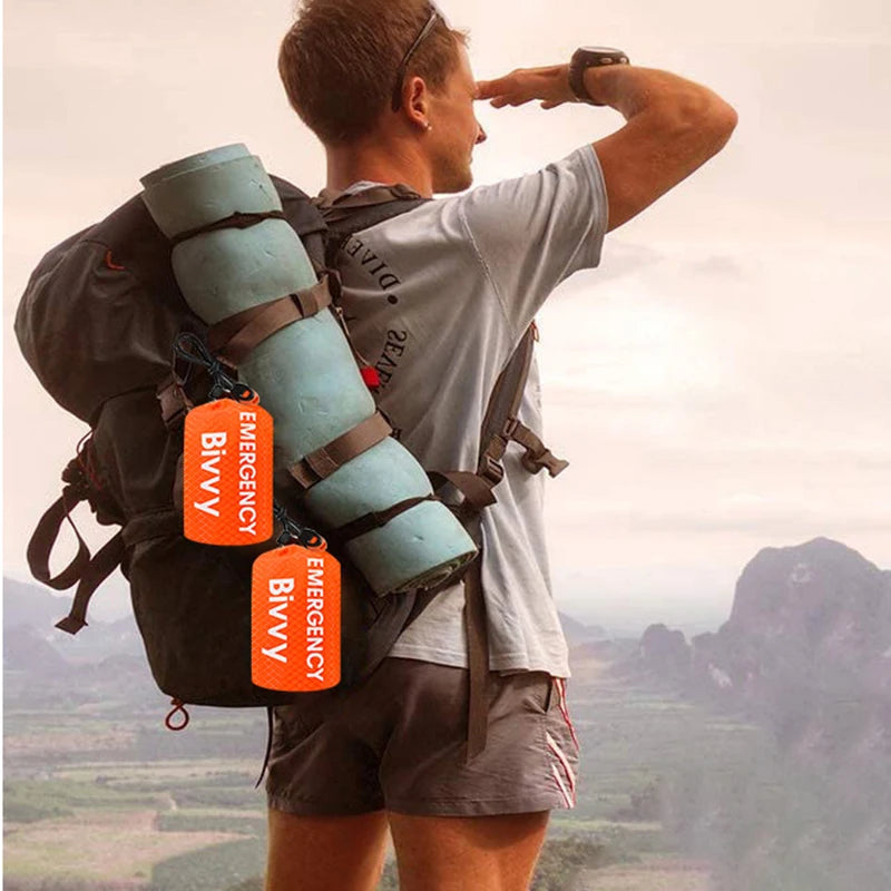 Emergency Sleeping Bags 1 Pack | Portable Emergency Blanket Survival Gear