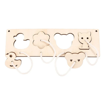 Diy Material Busy Board Accessories Montessori Teaching Aids Baby Early Education Learning Skill Toy Part Wooden Board Games