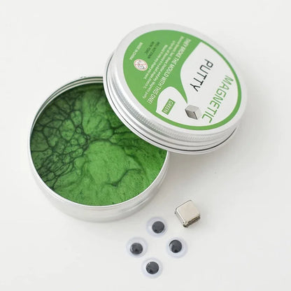 Children's Montessori Magnetic Mastic Creative Stress Bouncing Silicone DIY Playdough Plasticine Ferrofluid Kids Gifts