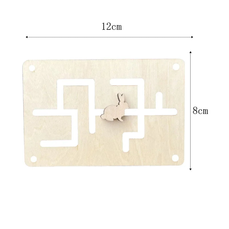 Busy Board Montessori Diy Accessories Early Education Toys Kids Activity Busyboard Material Teaching  Wooden Game 2-6 Years Old