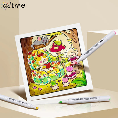 FUZZY MAGIC Coloring Book For Teenagers, Featuring Cute Animals and easy-to-use Coloring Picture Books