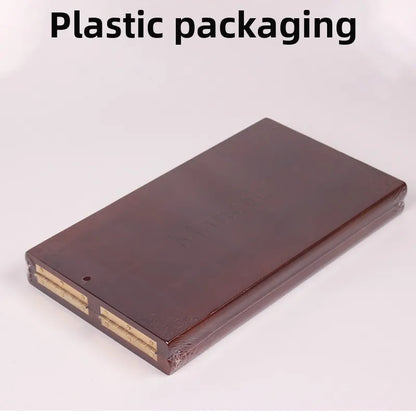 Ancient Mancala African Chess: The solid wood chess set is paired with exquisite stone granules and is an essential board games