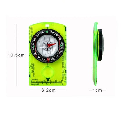 Waterproof Orienteering Compass for Map Reading Baseplate Compass Outdoor Hiking Hunting Navigation Camping Gadget Survival Gear