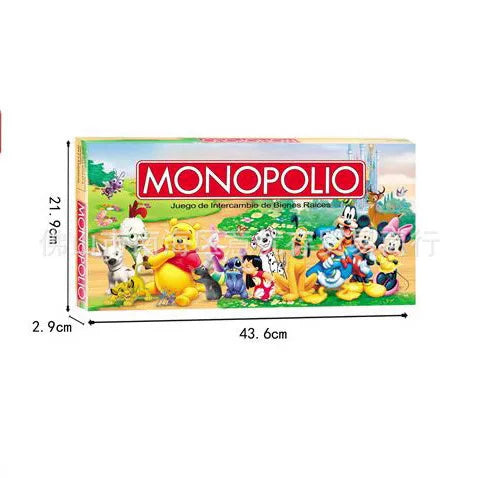 Hot selling French Monopoly World Tour Board Games French Game Cards