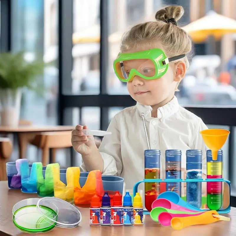 Children's Science Kits STEM Projects Science Kit Fun Kid Science Chemistry Kit Lab Experiments Science Set Includes 132 Small