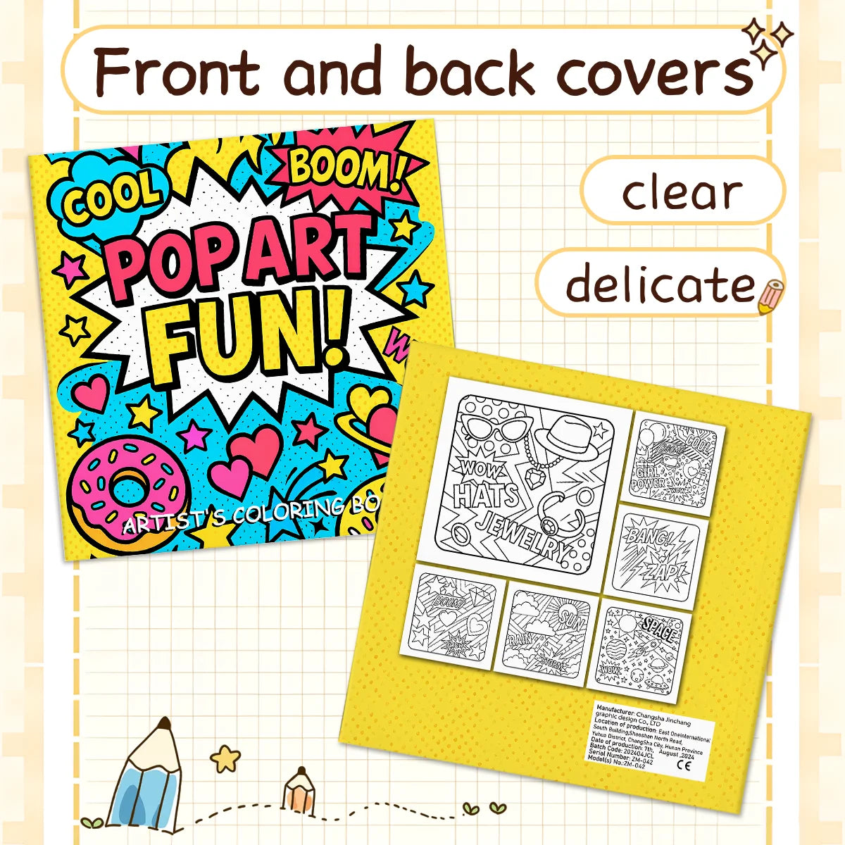 ARTIST'S Coloring Book for Adult Relieve Stress Bold-easy DIY Painting Drawing Book Painting Kids Educational Toys