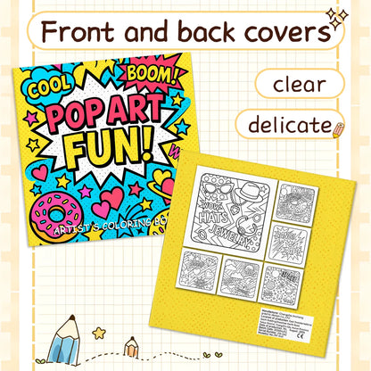 ARTIST'S Coloring Book for Adult Relieve Stress Bold-easy DIY Painting Drawing Book Painting Kids Educational Toys