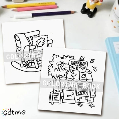 COZY GIRL CHRISTMAS Coloring Book Montessori Gift Educational Graffiti Painting Book Drawing Games Toys Christmas Perfect Gifts