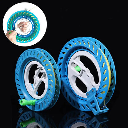 1PC Hot Sale Outdoor Kite Line Winder Winding Reel Grip Wheel Kite Flying Tool Plastic Twisted String Line Wheel Kids Fun Toys