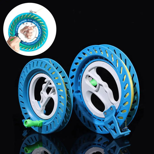 1PC Hot Sale Outdoor Kite Line Winder Winding Reel Grip Wheel Kite Flying Tool Plastic Twisted String Line Wheel Kids Fun Toys