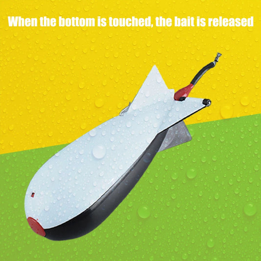 Rocket Feeders Lure Bait Fishing Tackle Tools Outdoor Carp Fishing Feeder Float Holder Portable Easy Fishing Carrying