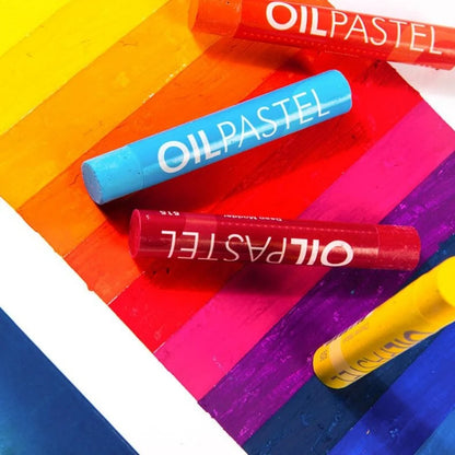 Artist Oil Pastel Set 12/25/50 Professional Painting Drawing Graffiti Art Crayons Washable for Students Round Non Toxic Sticks