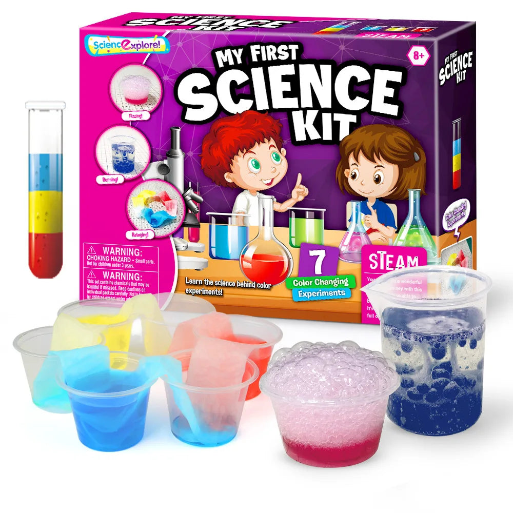 9 SET Science Experiment Kit Magic Science TOY Handmade DIY Soap Puzzle STEM TOYS for Kids Funny Science experiment Explore Gift