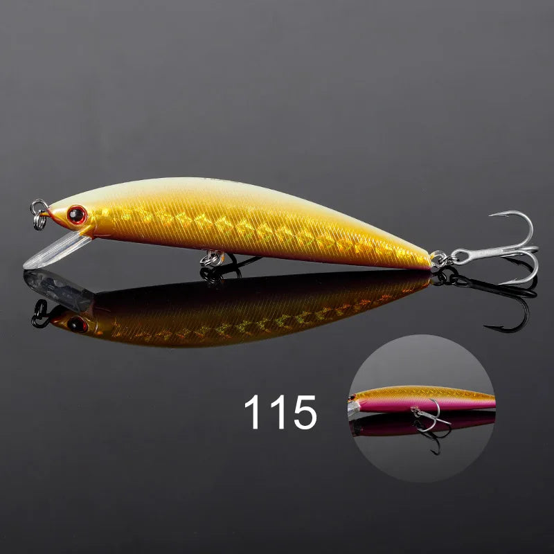 Noeby 120mm 44g Heavy Sinking Minnow Fishing Lure Long Casting Wobbler Artificial Hard Bait for Sea Bass Saltwater Fishing Lure
