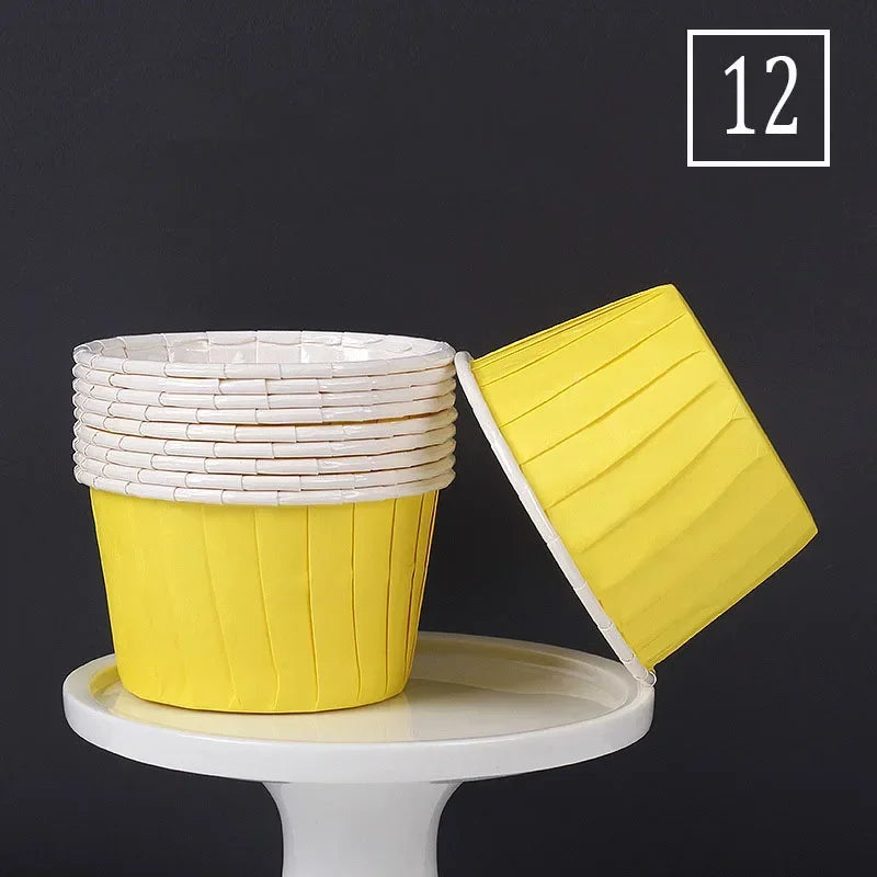 50pcs Large Size Paper for Cupcakes Muffin Cupcake Paper Cups Baking Cupcakes Paper or Wedding Party Oilproof Cake Wrapper