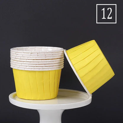 50pcs Large Size Paper for Cupcakes Muffin Cupcake Paper Cups Baking Cupcakes Paper or Wedding Party Oilproof Cake Wrapper