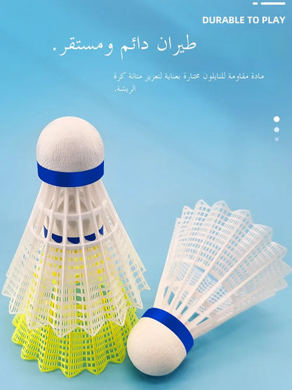 VICTOR NS-3000 Badminton uttlecos Nylon Training Durable Windproof Carbon Sound Resistant 6 Pieces Set Medium Speed
