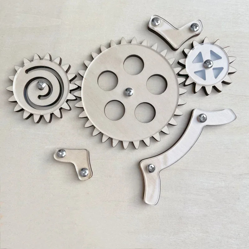 Busy Board Montessori Diy Accessories Early Education Toys Kids Activity Busyboard Material Teaching  Wooden Game 2-6 Years Old