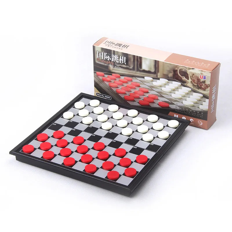 Folding Magnetic Foreign Checkers, 100 Grid, Best Selling, 20*5, 100