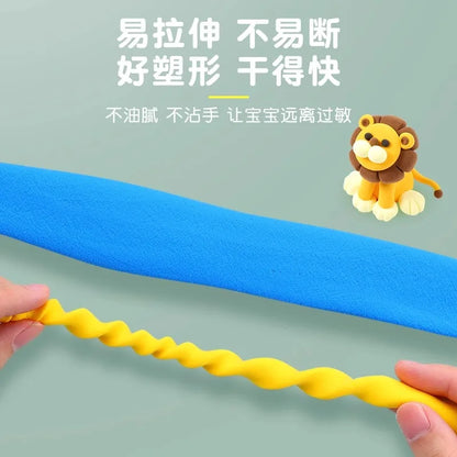 M&G 12/24/36 colors ultralight clay children's safety assured color clay easy plastic playdough handmade clay toys diy material