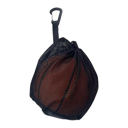 Single Ball Bag Mesh Bag For Transporting Single Volleyball Basketball Football Volleyball Bag Mesh Handbag Ball Bag Clip On