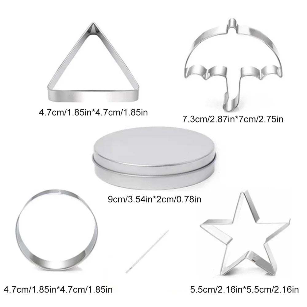 Sugar Cookie Mold Candy Maker Biscuit Korean Honeycomb Cookies Stainless Steel Game Kit For TV Fans and Kids