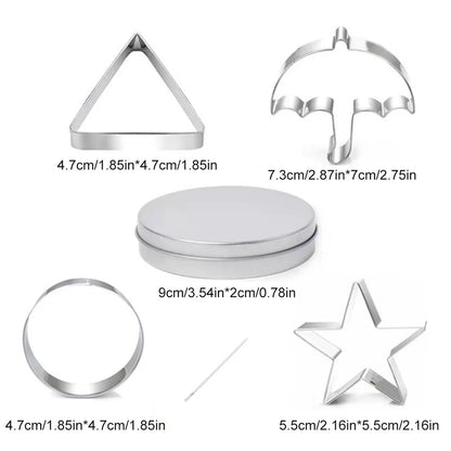 Sugar Cookie Mold Candy Maker Biscuit Korean Honeycomb Cookies Stainless Steel Game Kit For TV Fans and Kids