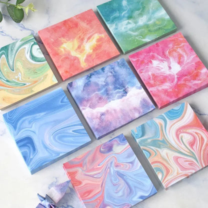 200-400Sheets Galaxy Outer Space Origami Paper Cranes Paper Decor Folded Origami Paper for Kids DIY Arts Christmas Craft Project